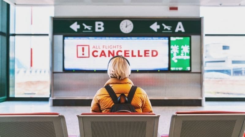 indemnización de compañía aérea por cancelación de vuelo