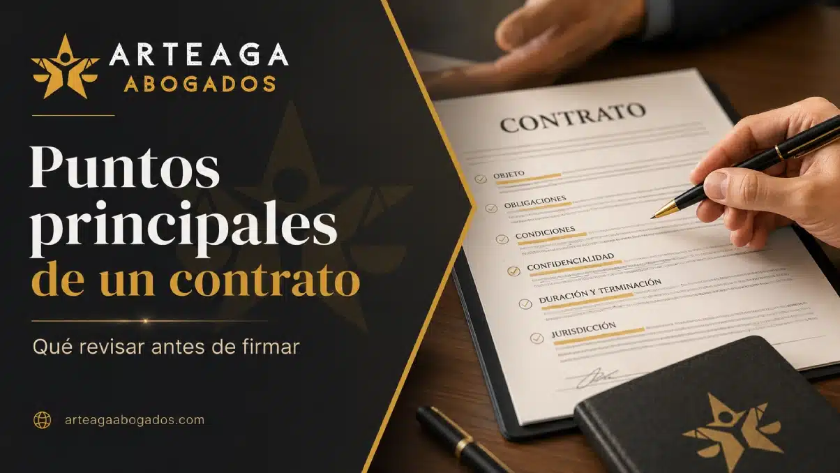 Puntos principales de un contrato: qué revisar antes de firmar Puntos principales de un contrato: qué revisar antes de firmar