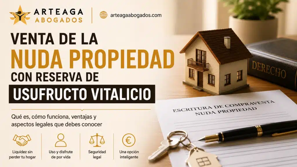 Venta de nuda propiedad con usufructo vitalicio: qué implica y qué riesgos tiene